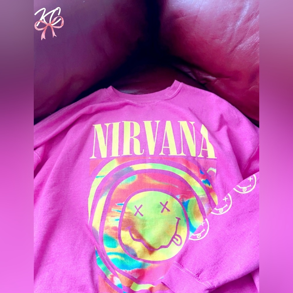Pink NIRVANA Sweater